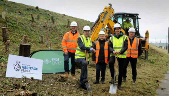 Restoration underway for South Tyneside park