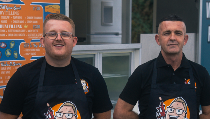 Father and son duo serve up success with new loaded spud business