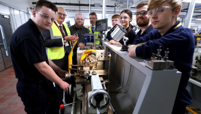 Sunderland College's £30m City Campus toured by School Minister ahead of T-Level launch