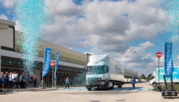 Hermes opens the UK’s largest parcel hub in Rugby